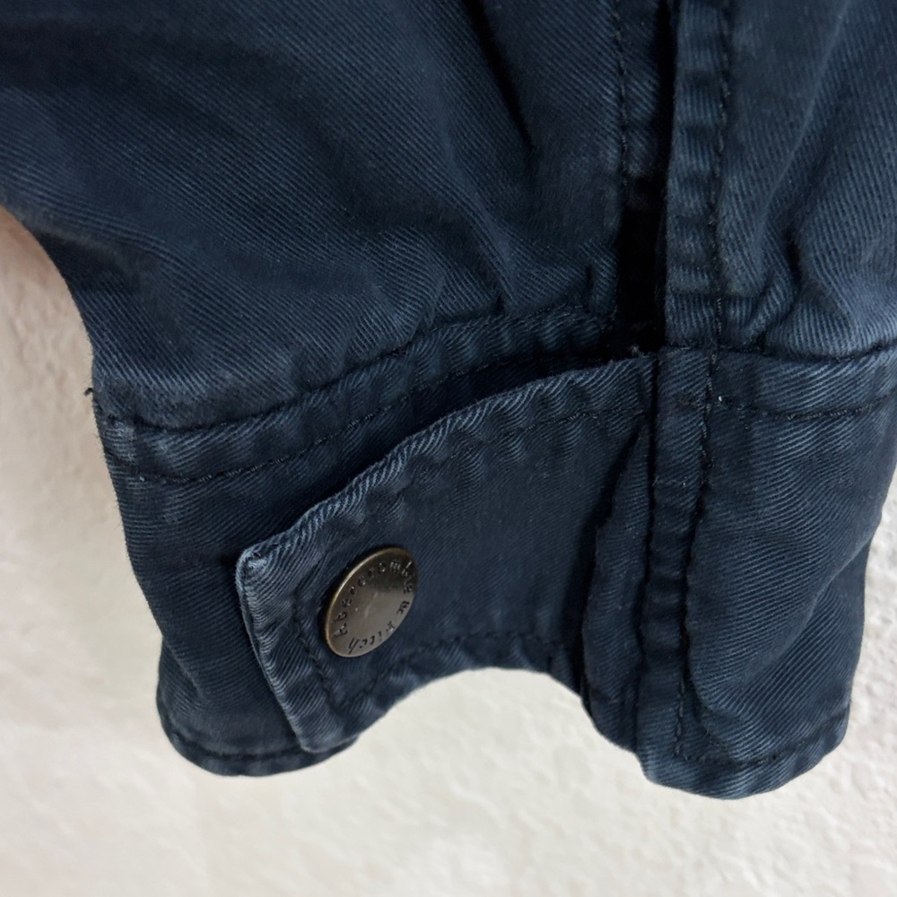 Abercrombie & Fitch Navy Hooded Men's Jacket,Size L. - Picture 8 of 17